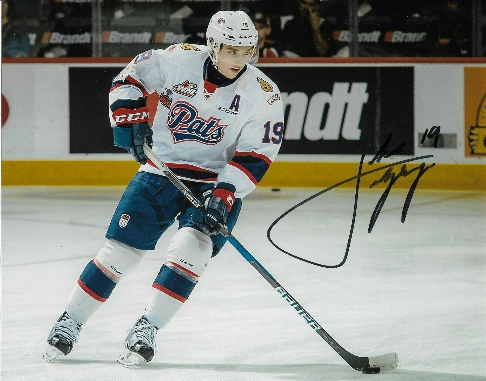 Regina Pats Jake Leschyshyn Autographed Signed 8x10 Photo Poster painting COA