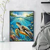 Sea Turtle - 11CT Counted Cross Stitch - 40*50cm - Animal