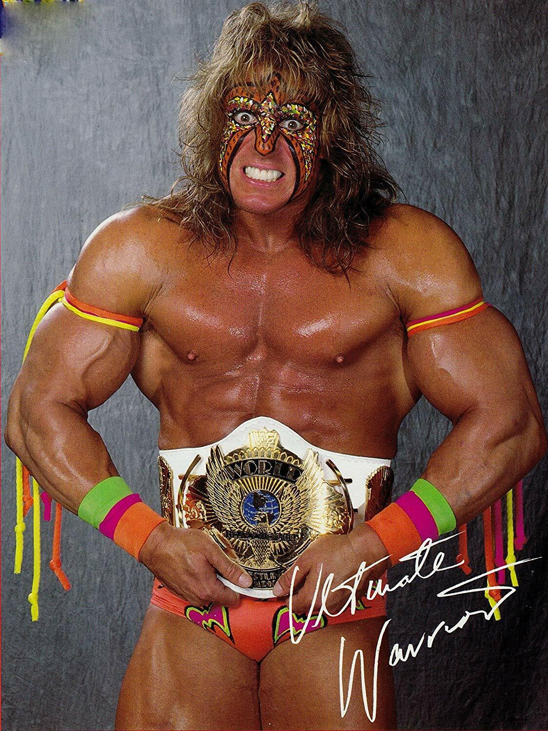 Ultimate Warrior ( WWF WWE ) Autographed Signed 8x10 Photo Poster painting REPRINT