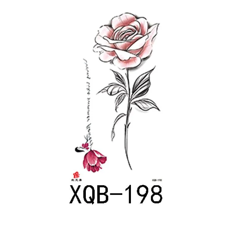 Small full arm waterproof tattoo stickers fierce wolf head animal arm lasting European and American tattoo stickers