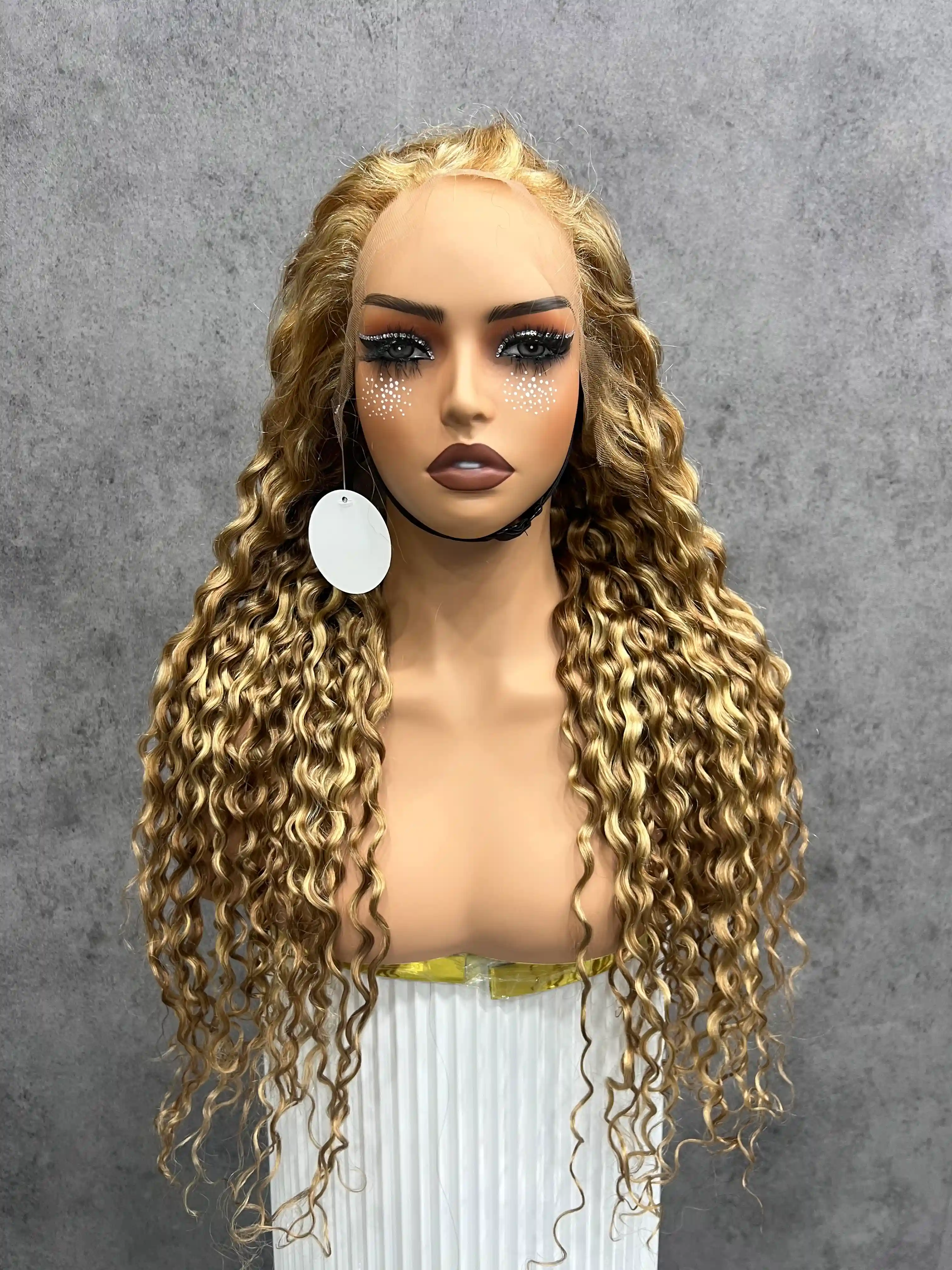 200% Blonde 8/613# Water Wave HD Lace Color Wig | 13x4,13x6 Frontal | 100% Human Hair | Boruihair