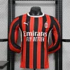 24/25 Players AC Milan Long Sleeve Soccer Jersey Home