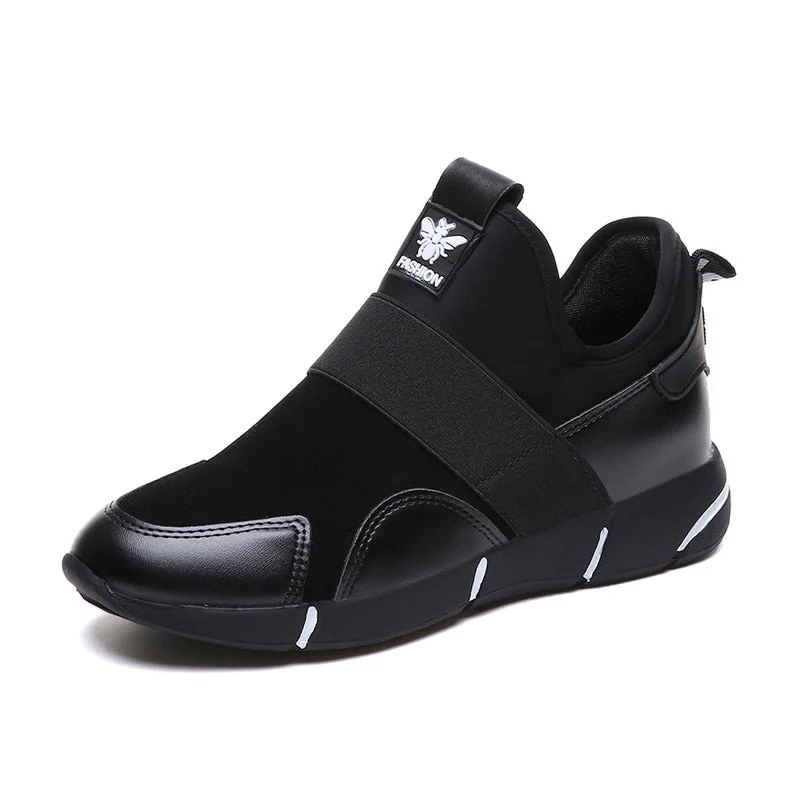 2020 New Autumn New Fashion Wild Ladies Flat Sneakers Comfortable Breathable Slip-on Women's Vulcanized Shoes