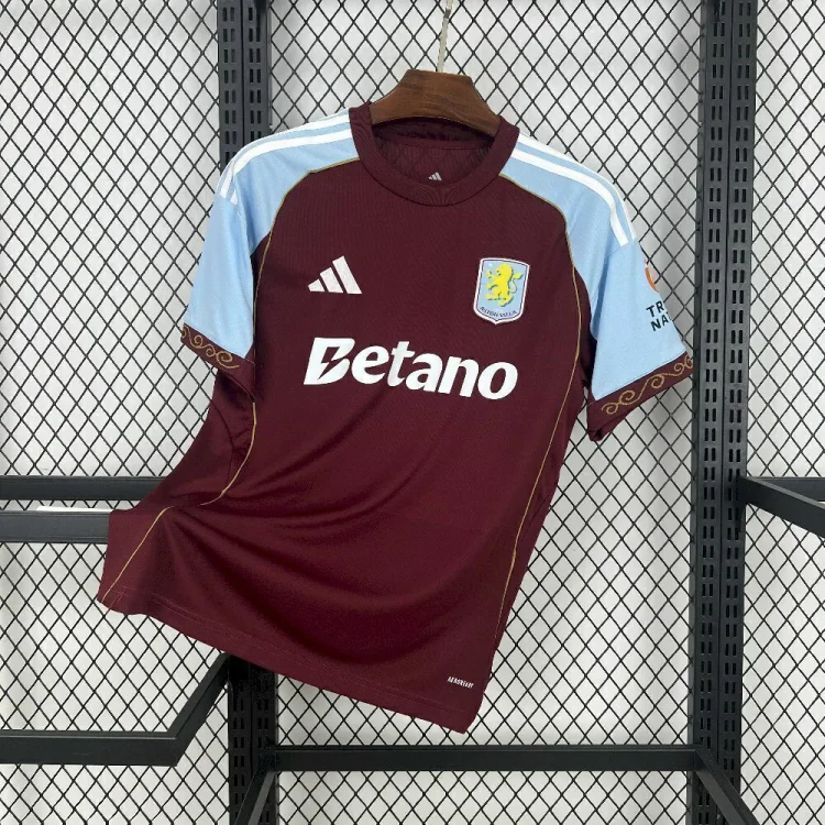 【S~4XL】Aston Villa 25/26 Home Football Jersey