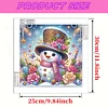 Schneemann 5d DIY Diamond Art Malerei Sets spezielle Form Teilbohrer Kunst 30x30cm