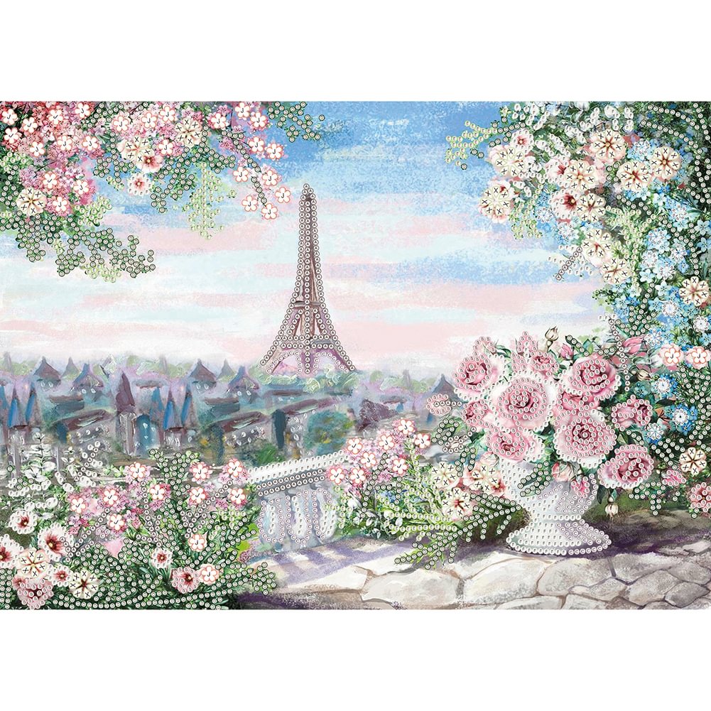 Eiffel Tower - Partial Drill - Special Diamond Painting