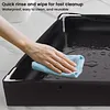 Portable Shower Pan with Drain Hose Foldable Shower Base for Indoor and Outdoor