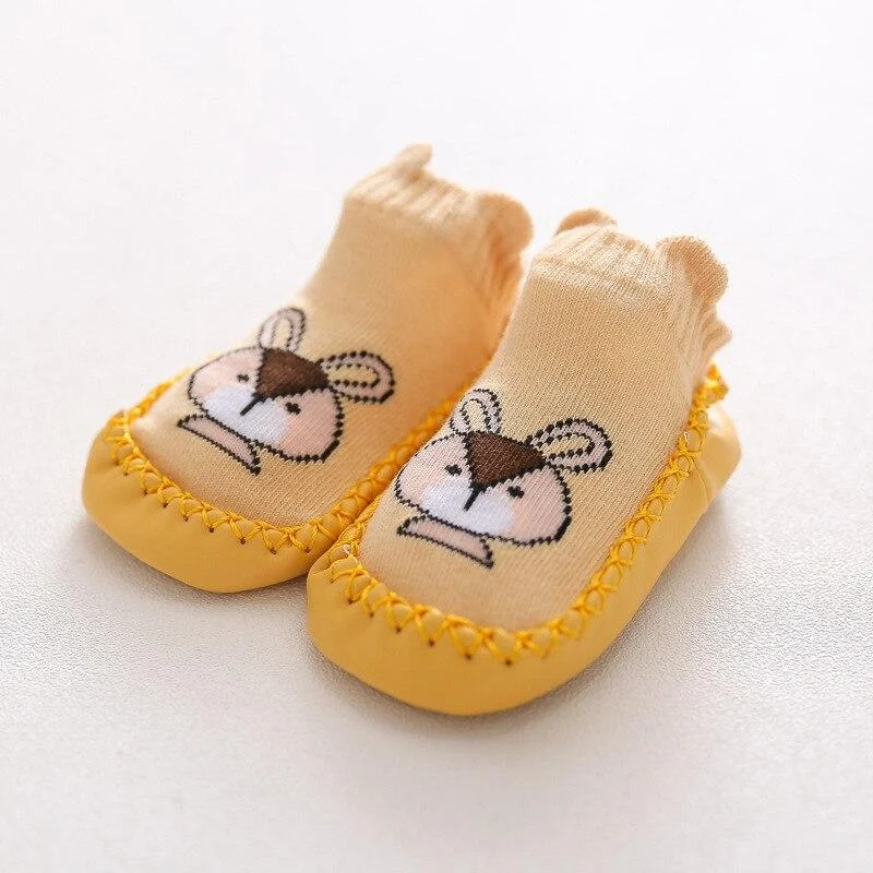 Infant Baby Socks With Rubber Soles Newborn Baby Girls Boys Shoes Autumn Baby Floor Socks Anti Slip Soft Sole Sock