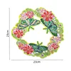 DIY Diamond Painting Wreath - Butterfly
