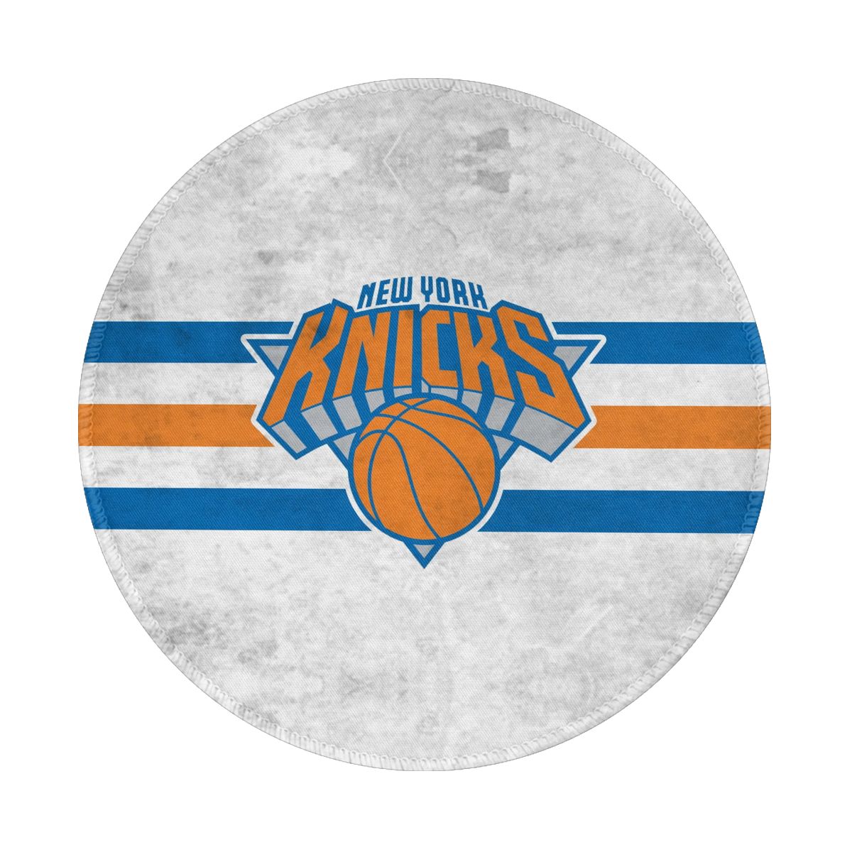New York Knicks Basketball Club Waterproof Round Mouse Pad for Wireless Mouse