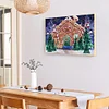 Diamond Painting -DIY Round Drill Christmas Gingerbread Shop