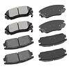 cciyu D1421 D1275 Front Rear Ceramic Brake Pads Kits 8pcs fit For 2010-2017 For Chevrolet Equinox,2010-2017 For GMC Terrain