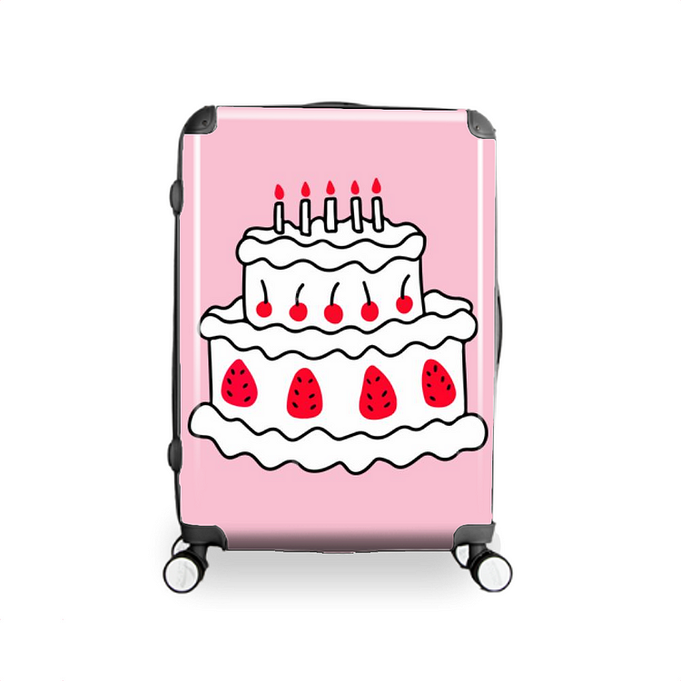 Cake, Birthday Hardside Luggage