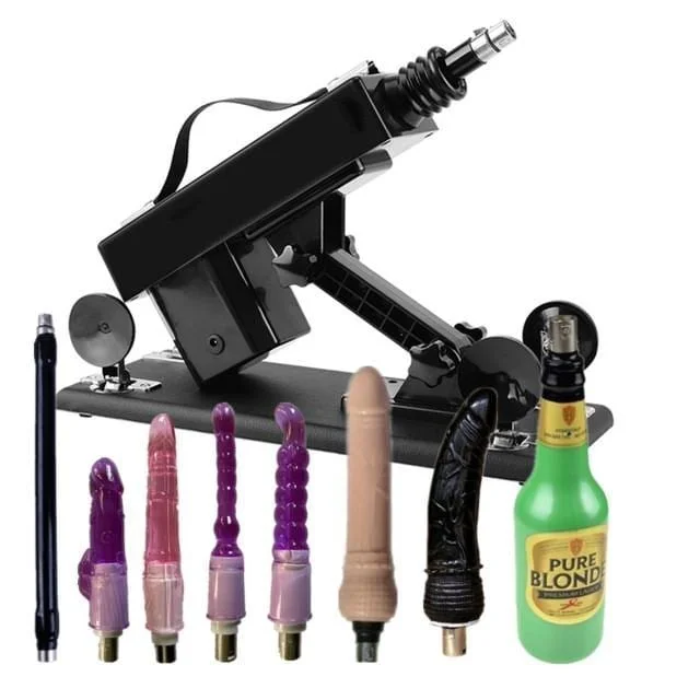 khalesex Sex Machine Love Machine for Couple with Vagina Cup and 7pcs Dildo