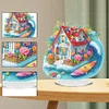 >SALE<Acrylic 2D Flat Beach House DIY Table Top Diamond Painting Ornament Kits