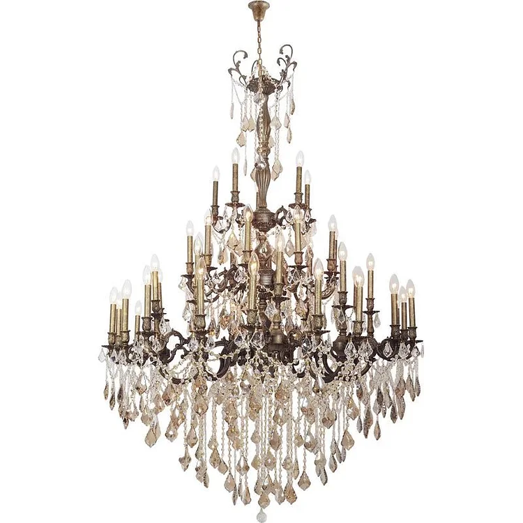 80"w Santa Barbara Crystal Chandelier Vjlight