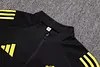 Joyfball 2025/2026 Manchester United Long Zipped Jacket Black Football Jersey 1:1 Thai Quality