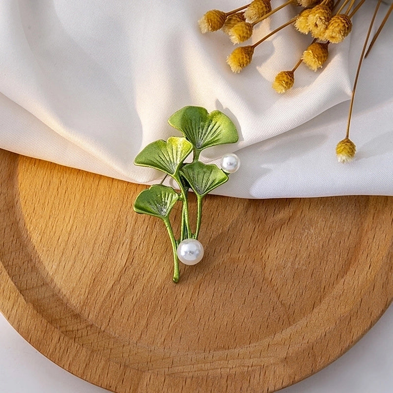 Vintage Style Pastoral Pin Leaf Alloy Plating Women’s Brooches
