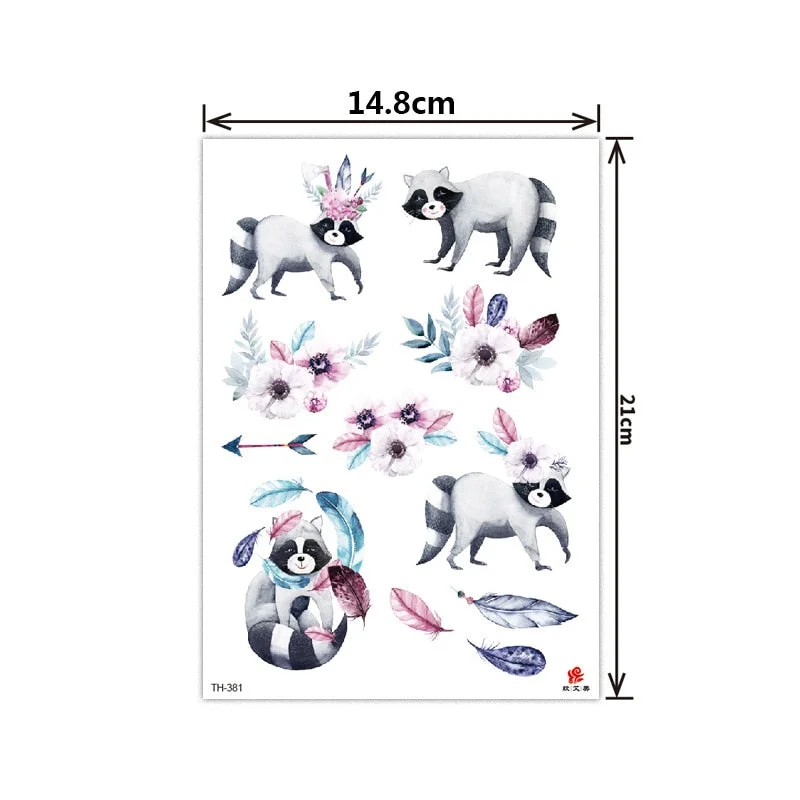 Flower arm tattoo stickers half arm tattoo stickers flower creative tattoo stickers waterproof and durable