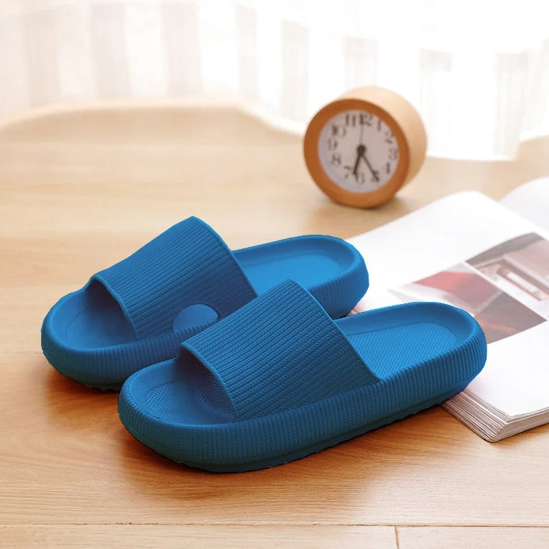 Thick Platform Slippers Women Indoor Bathroom Slipper Soft EVA Anti-slip Lovers Home Floor Slides Ladies Summer Shoes SH426