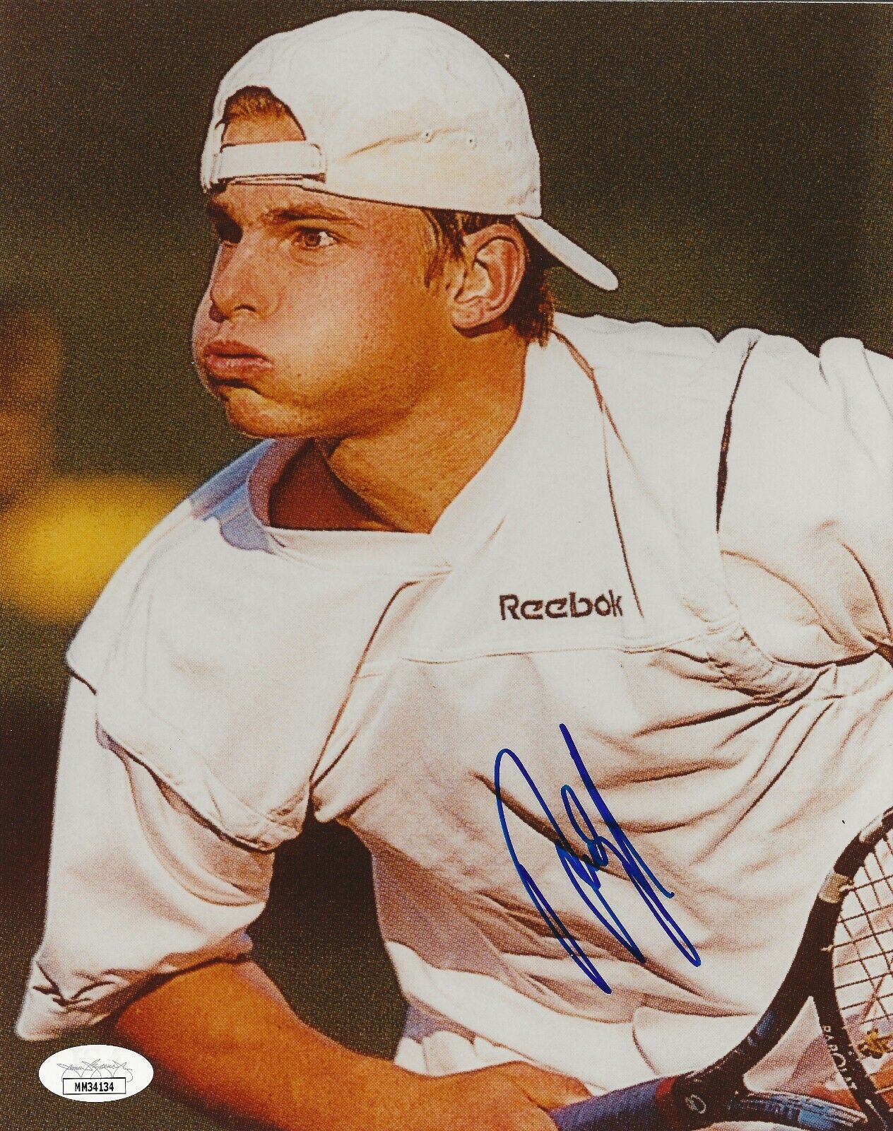 Andy Roddick REAL hand SIGNED Photo Poster painting #2 JSA COA Autographed Tennis Wimbledon