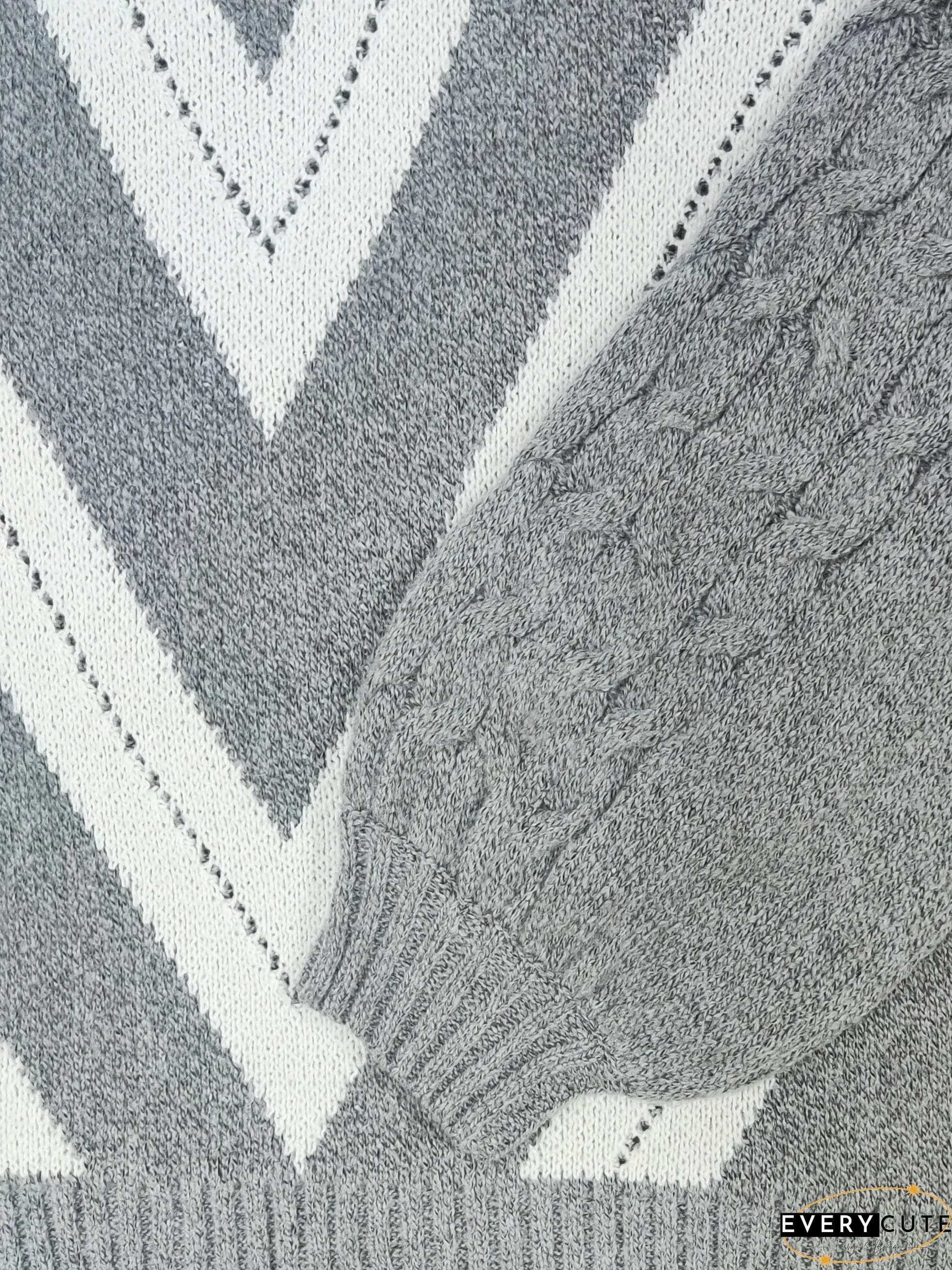 Plus Size Oversized Knit Sweater