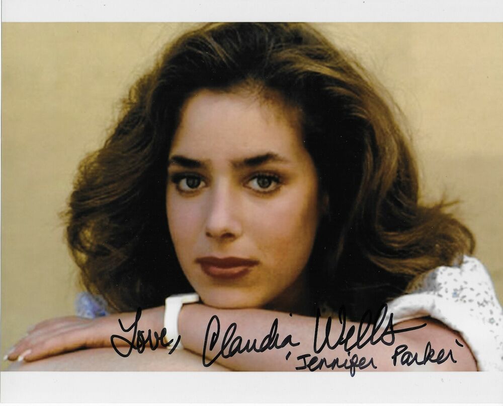 Claudia Wells Back to the Future Original Autographed 8X10 Photo Poster painting #7