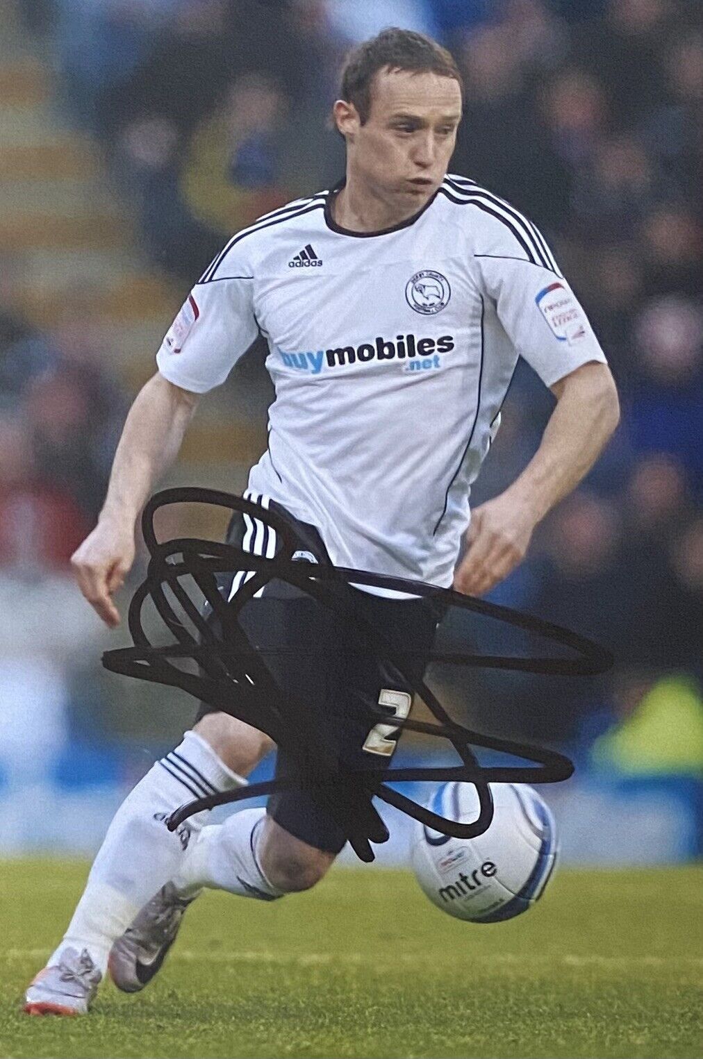 Ben Davies Genuine Signed Derby County 6X4 Photo Poster painting