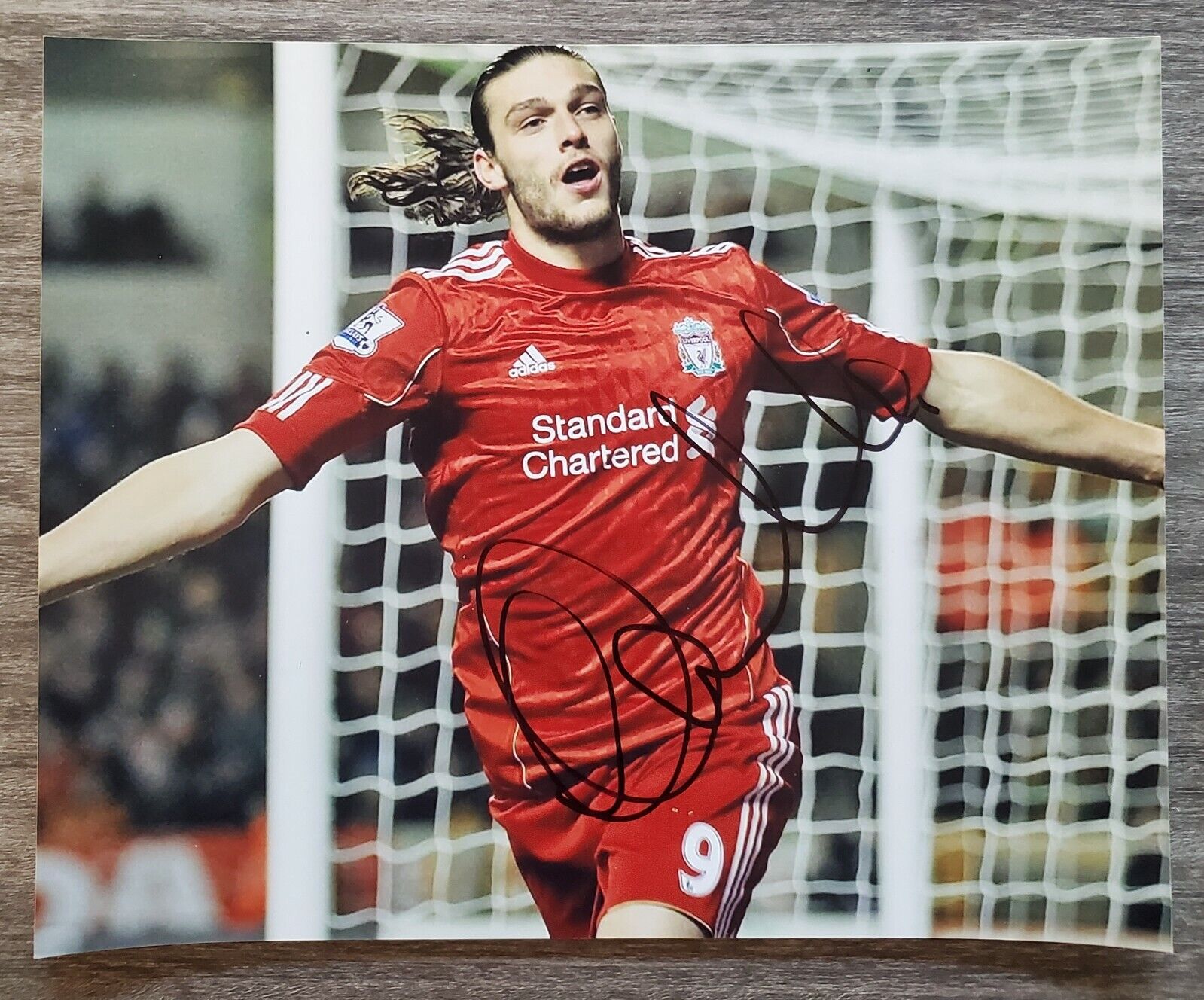 Andy Carroll Signed 8x10 Photo Poster painting England Liverpool West Ham Soccer Football RAD