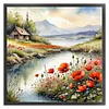 Outdoor Scenery-11CT Stamped Cross Stitch 45*45cm/17.72*17.72in