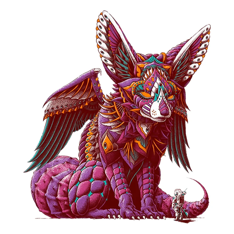 Jeffpuzzle™-JEFFPUZZLE™ Fox God Wooden Jigsaw Puzzle