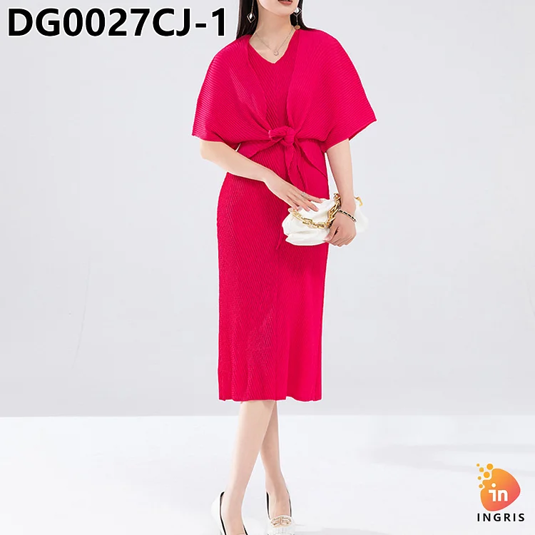 Fashionable temperament, versatile lace-up luxury women's evening dress, casual and elegant dress-DG00027CJ