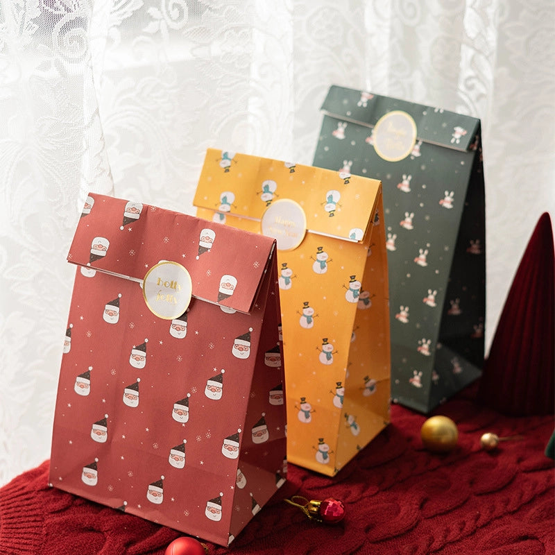 Christmas Cute Snowman Christmas Gift Bags Gift Wrapping Supplies