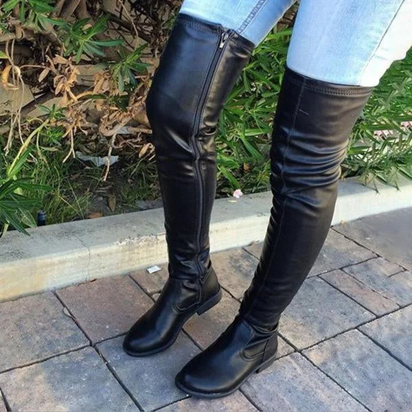 Trendy Over The Knee Long Boots