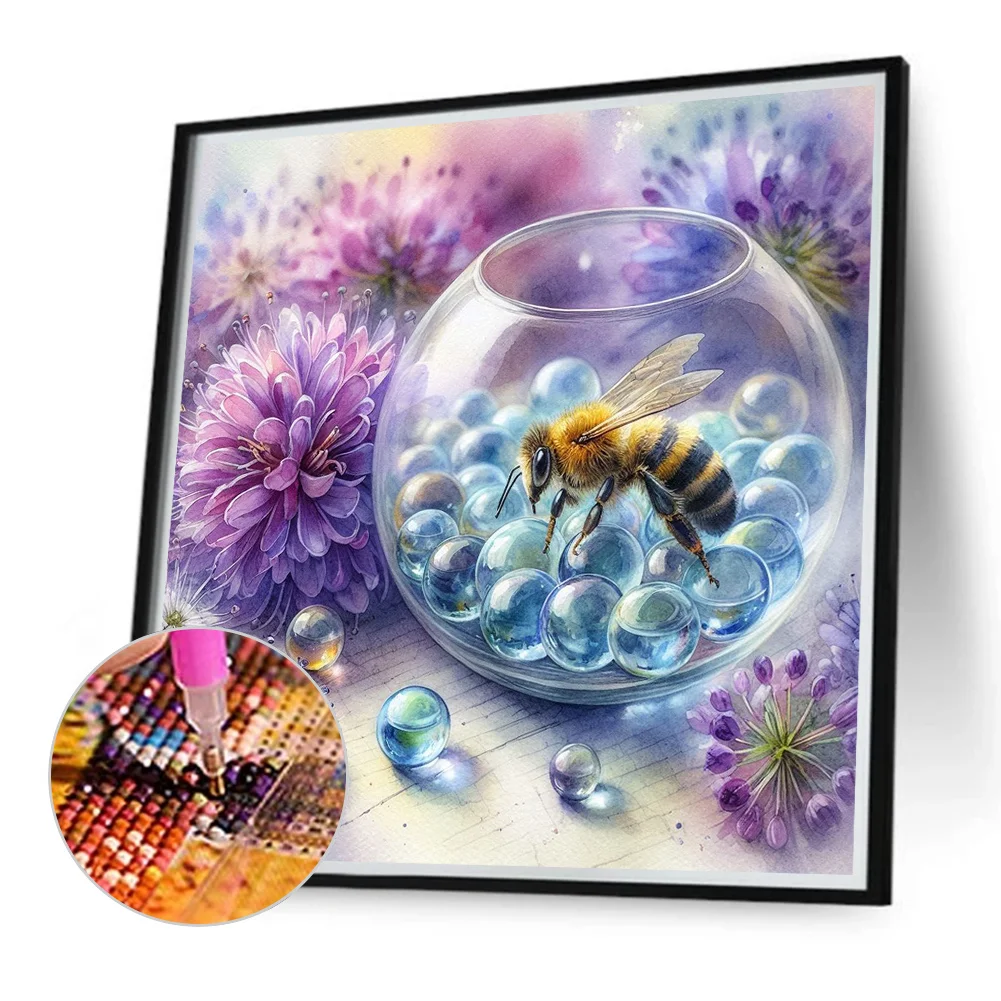 Full Round Diamond Painting 40*40cm - Bee