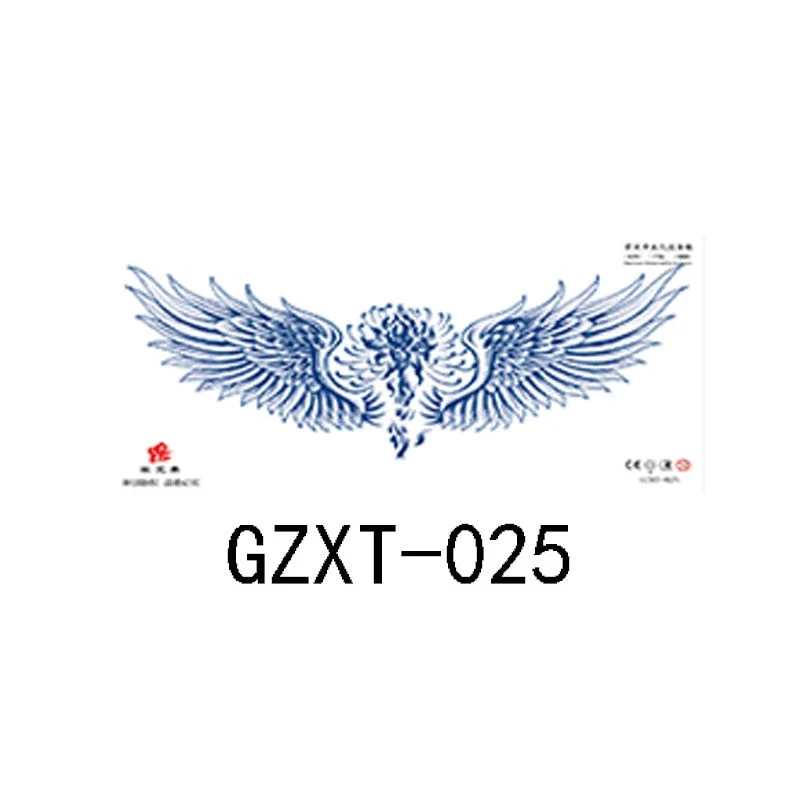 Herbal juice chest sticker tattoo sticker lasts 15 days herbal plant semi-permanent juice tattoo on chest back