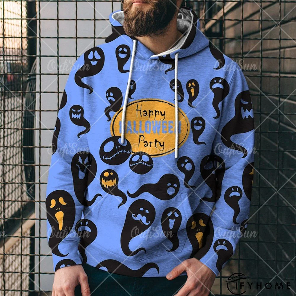Men's animal print casual sweatshirt | IFYHOME