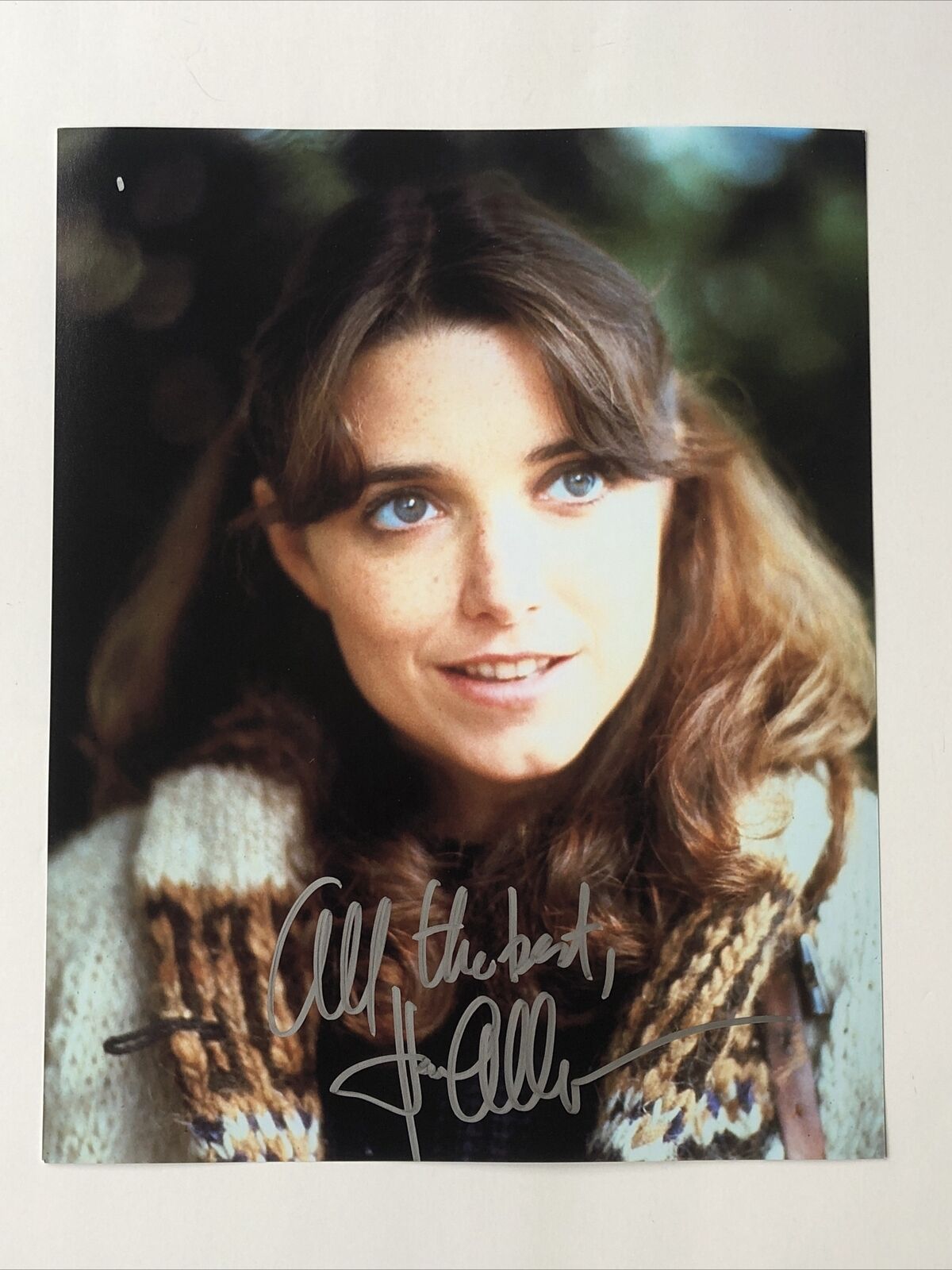 Karen Allen Autographed 8x10 Photo Poster painting Indiana Jones Sandlot