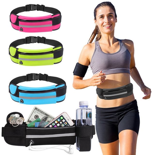 Waterproof outdoor sports running belt bag