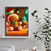 Diamond Painting -DIY Round Drill Xmas Cookie Man