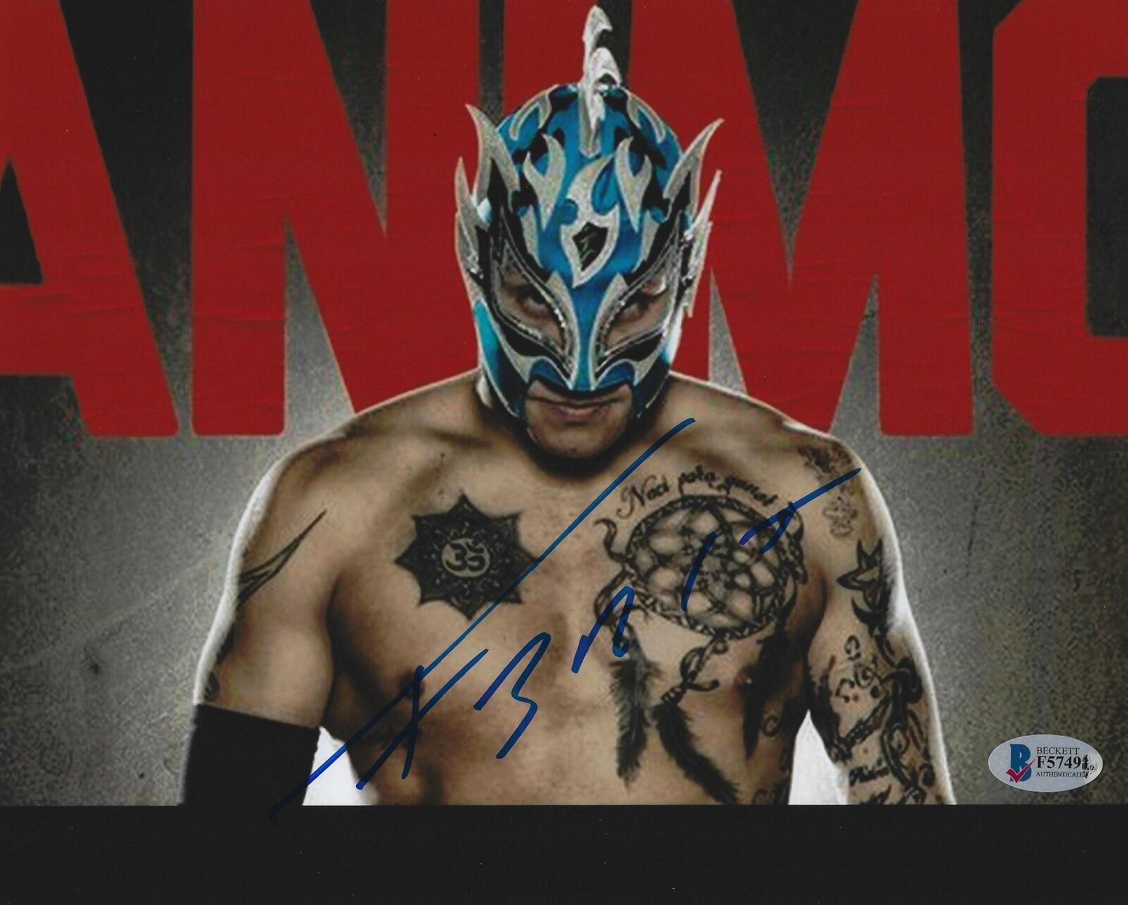 Rey Fenix Signed 8x10 Photo Poster painting BAS Beckett COA Lucha Underground Impact Wrestling A