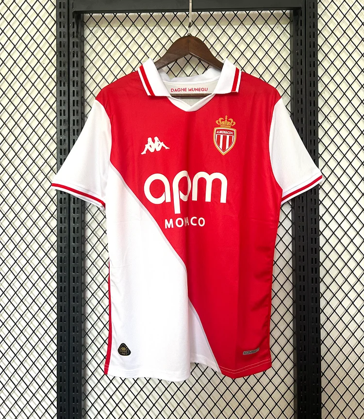 2024/2025 AS Monaco Home Football Jersey