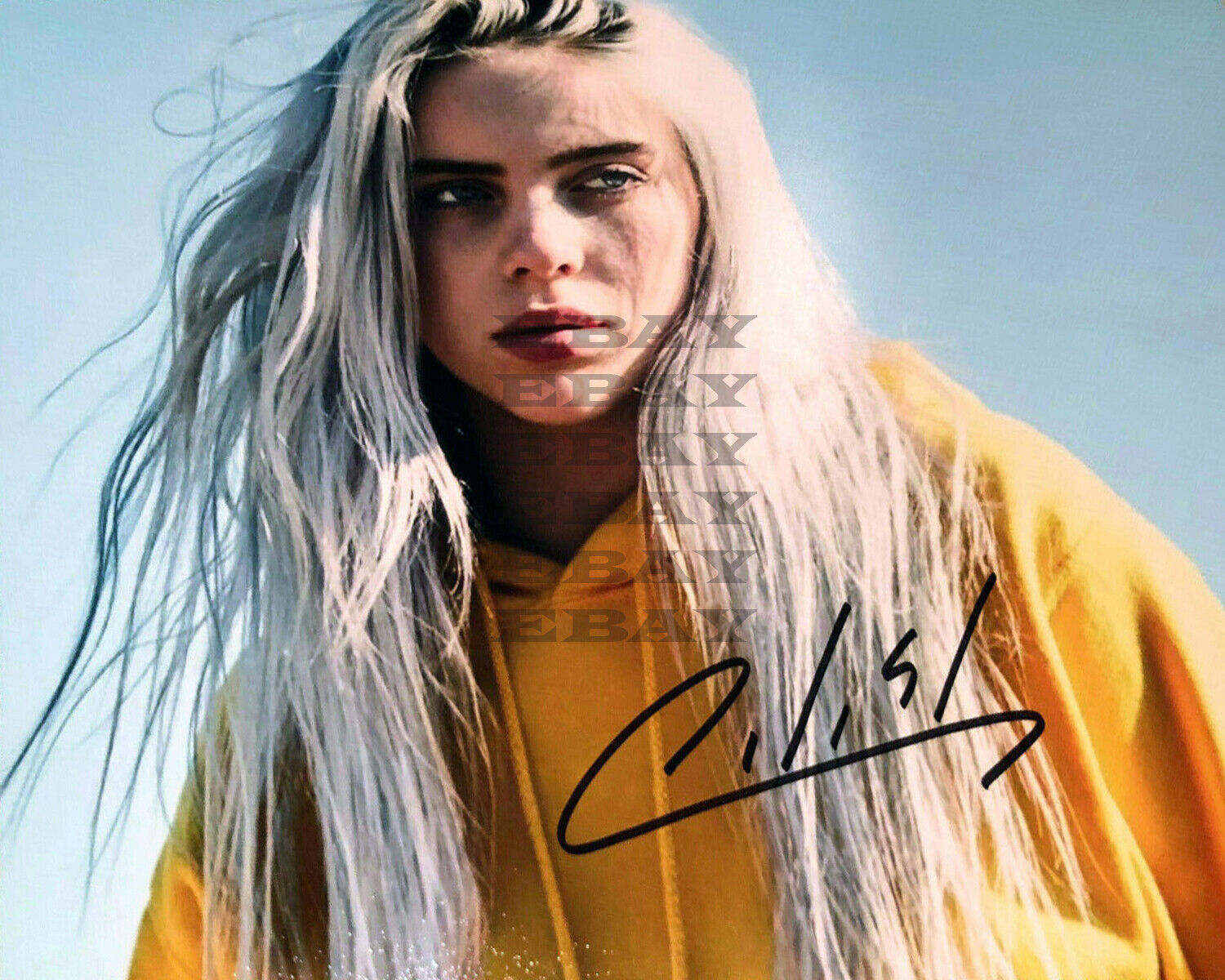 Billie Eilish Autographed signed 8x10 Photo Poster painting Reprint