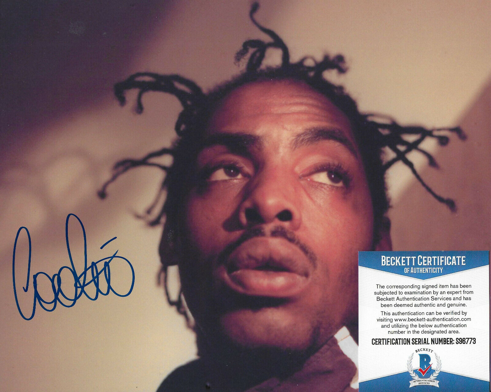 Coolio Original Autographed 8X10 Photo Poster painting w/Beckett COA - Gangsta's Paradise