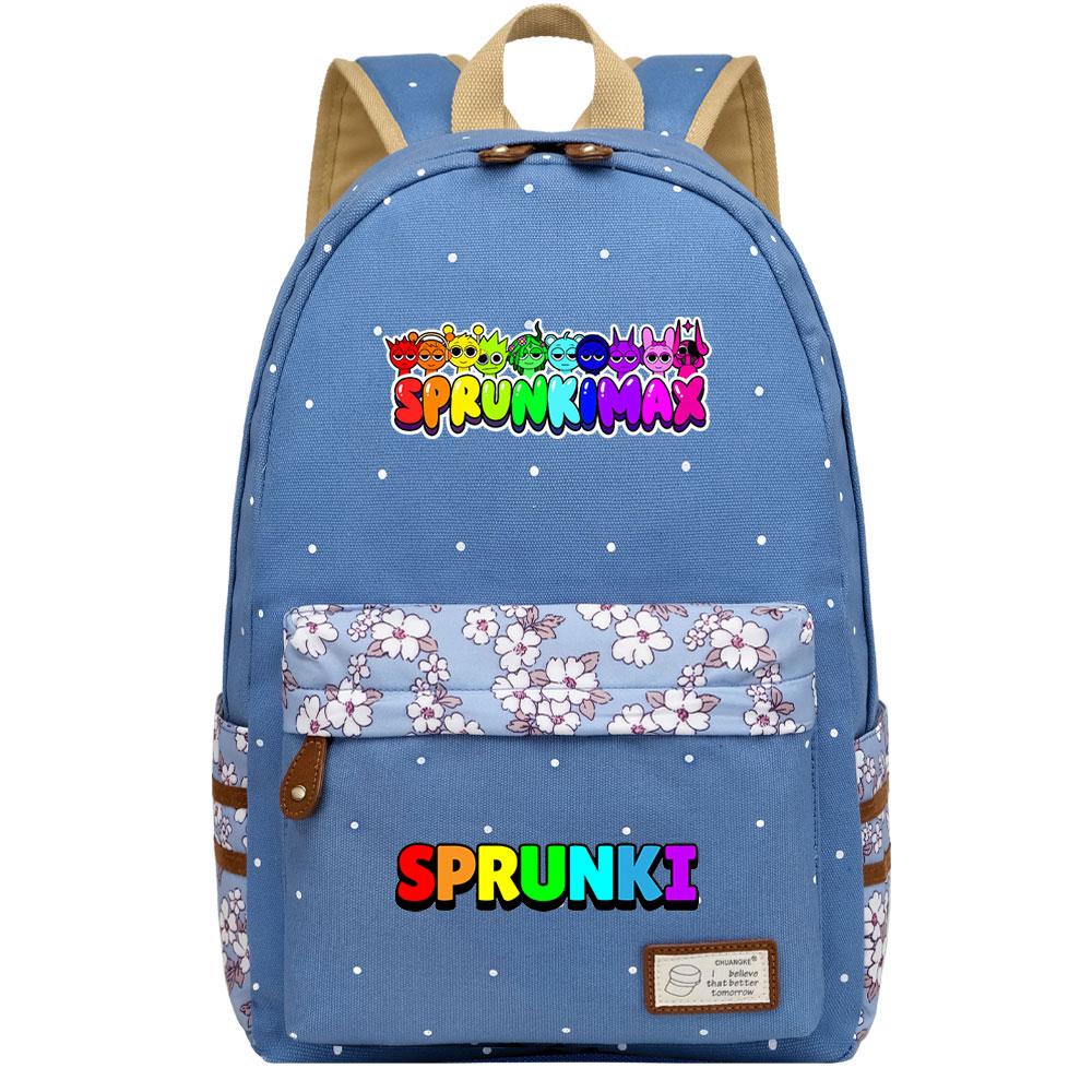Mayoulove Sprunki Backpack Lightweight Durable Design Perfect for School and Outdoor Activities-Mayoulove