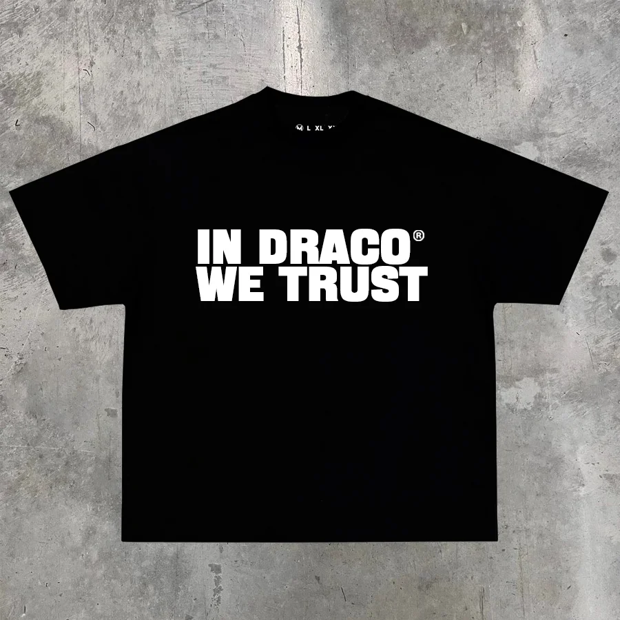 Vintage In Dracowe Trust And Hope Peace Forever Graphic Casual Street Basketball T-Shirt - SOPULA