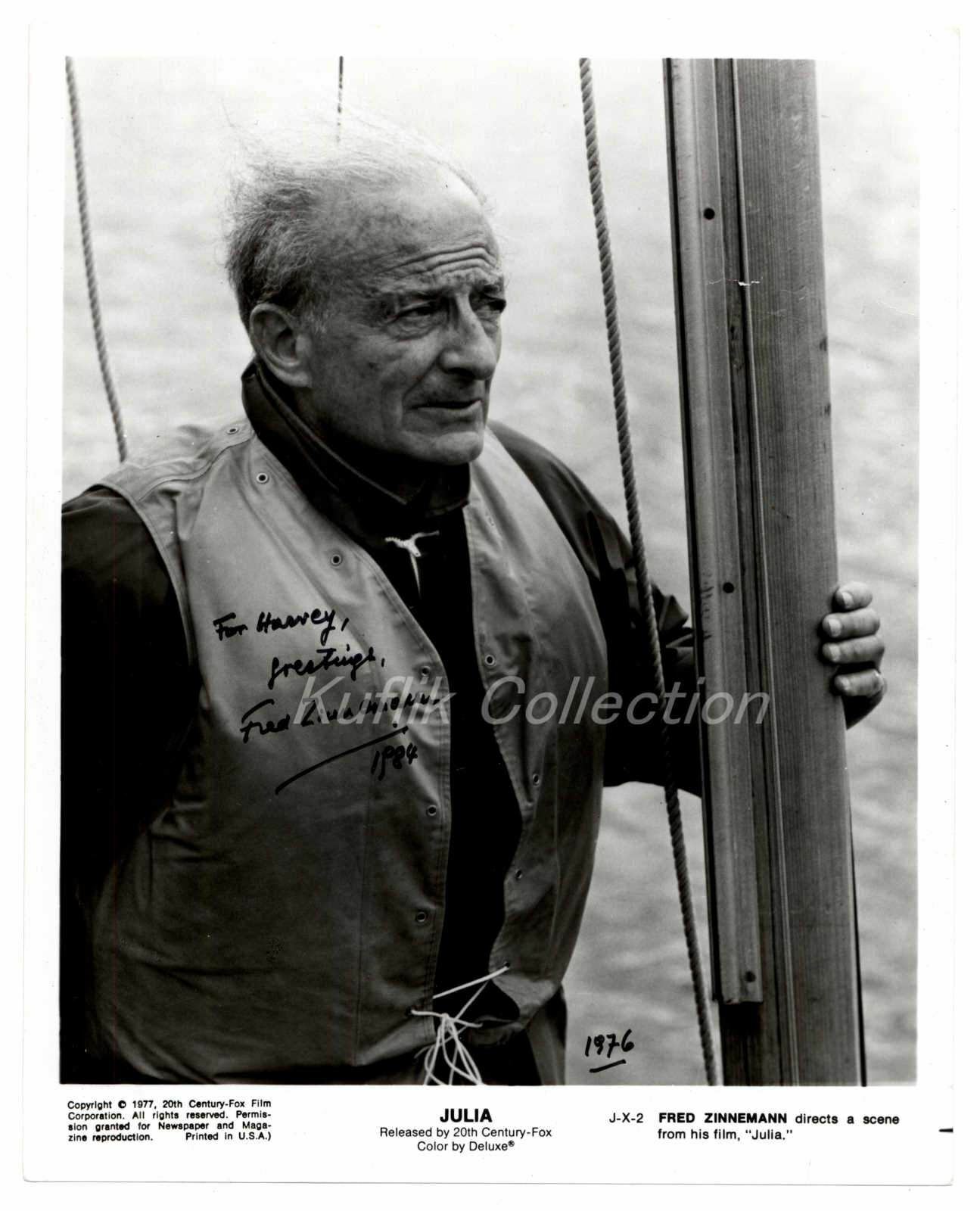 Fred Zinnemann - Director Signed Autograph 8x10 Photo Poster painting