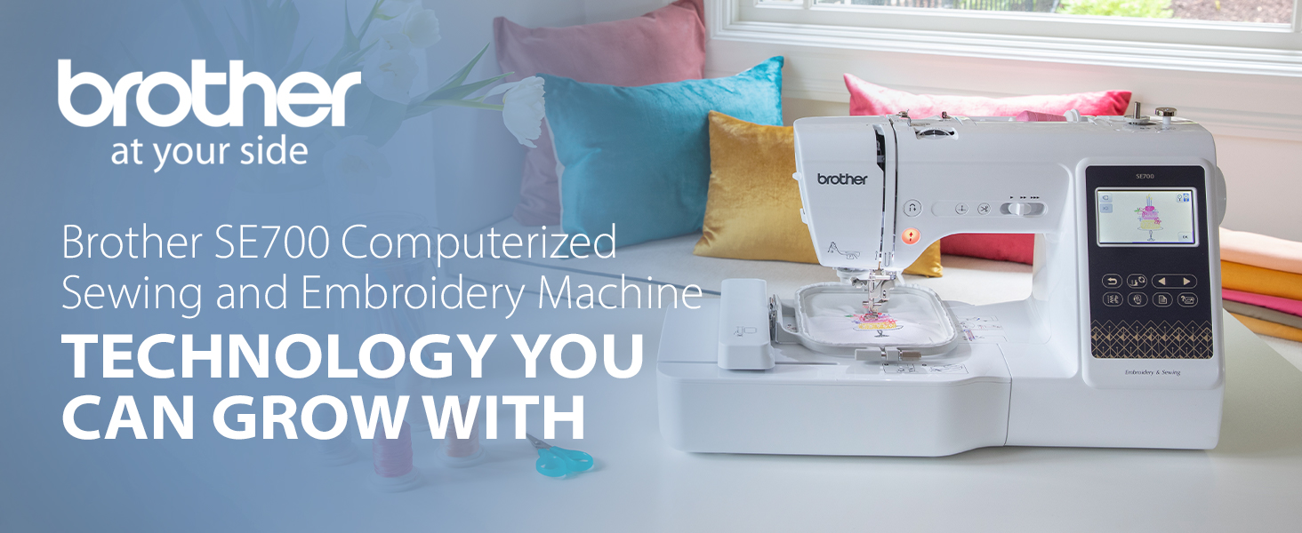 Brother SE700 Computerized Sewing and Embroidery Machine: Technology You Can Grow With