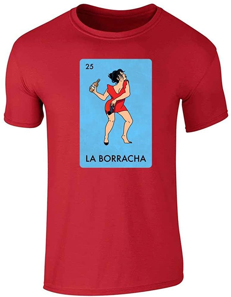 Loteria Mexican Lottery Parody Bingo Gamer Funny Graphic Tee T-Shirt for Men