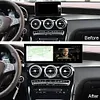 14,9 Zoll f&uuml;r Mercedes Benz C GLC V 2015-2021 Jahr Apple CarPlay Android Auto Display Monitor Upgrade Autoradio Stereo
